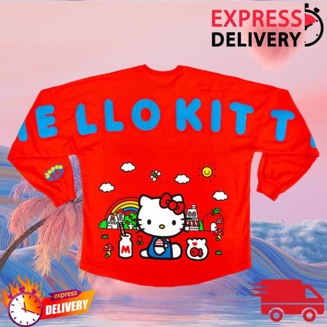Official Sanrio Apparel Clothing Merch Store Shop Hello Kitty Japanla Classic Spirit Popover Sweatshirt