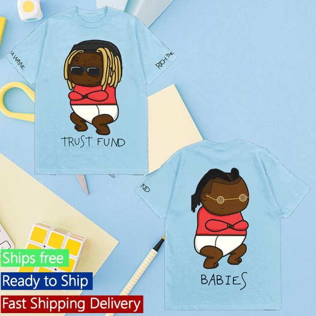 Official Rich Forever Music Merch Trust Fund Babies Cover Tee Shirt