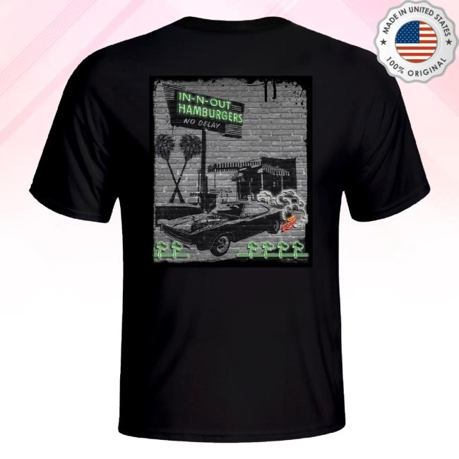 Trending In-N-Out Burger Company Store 2023 Quality-N-Speed Black Tee Shirt