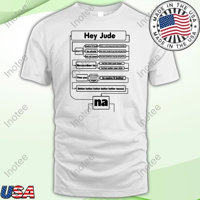 Fwordstee Hey Jude Don't Make It Bad Na T Shirt