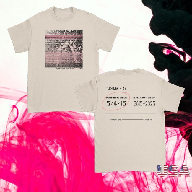 Turnover Peripheral Vision Album Art Hoodie Turnover Merch Store Album Art