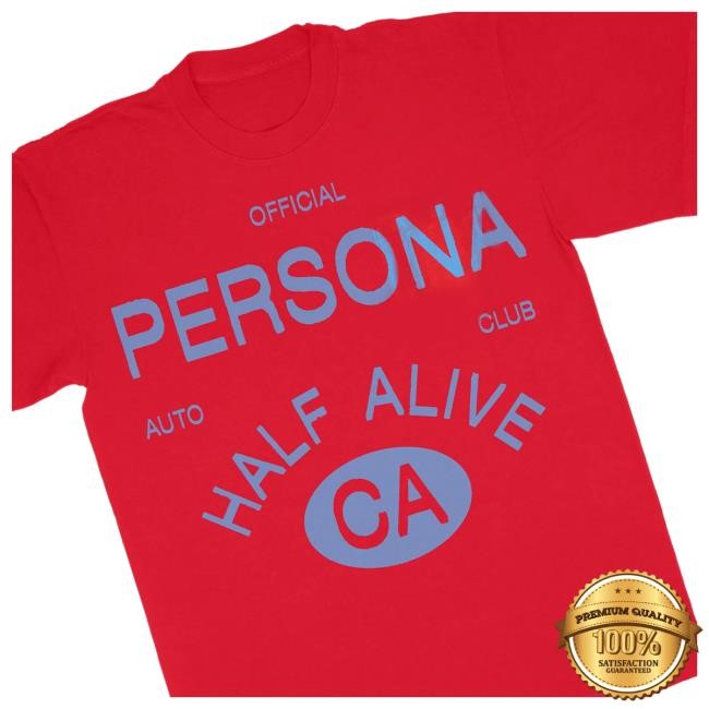 Half Alive Merch Shop Store Official Persona Auto Club Red Hoodie