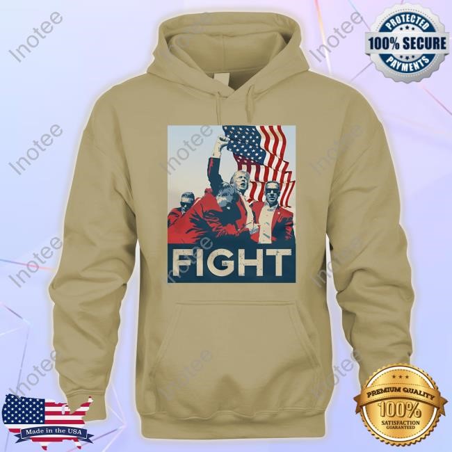 Maga Shop Trump Fight Iconic Long Sleeve T Shirt