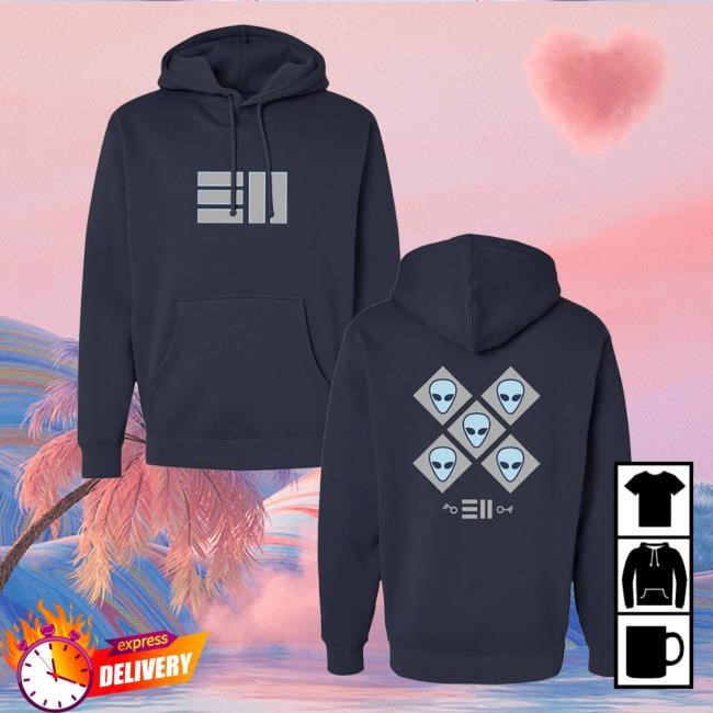 311 Blue Album Alien Zip Up Hooded Sweatshirt