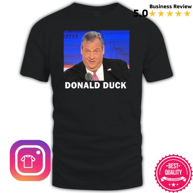 Donald Duck Chris Christie Sweatshirt