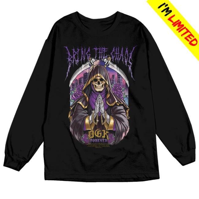 Official K-Momo Merch Dgk Night Stalker Longsleeve Graphic Hoodie