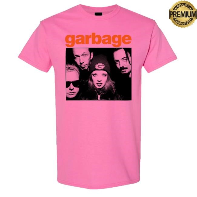 Garbage Merch Store Shop Pink Photo Hoodie Sweatshirt