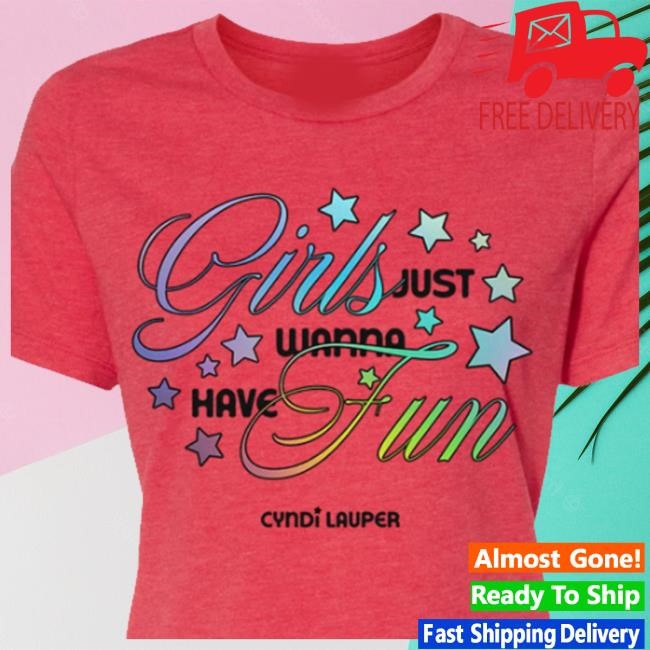 Cyndi Lauper Store Girls Just Want To Have Fun Long Sleeve Shirt