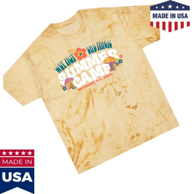 Official Bad Magic Productions Merch Shop Store Wet Hot 2025 Colorblast Shirt