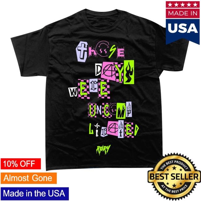 Rory Merch Shop Store Official Those Days Were Uncomplicated T Shirts