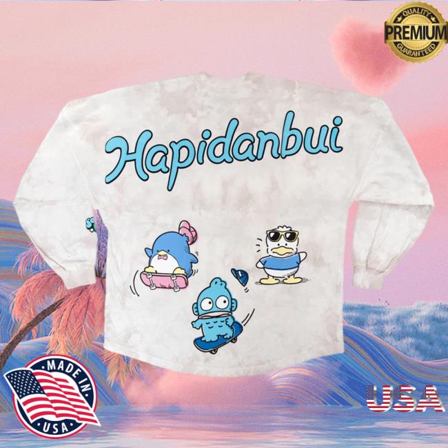 Official Sanrio Apparel Clothing Merch Store Shop Hapidanbui Japanla Tie-Dye Spirit Attractive Hoodie