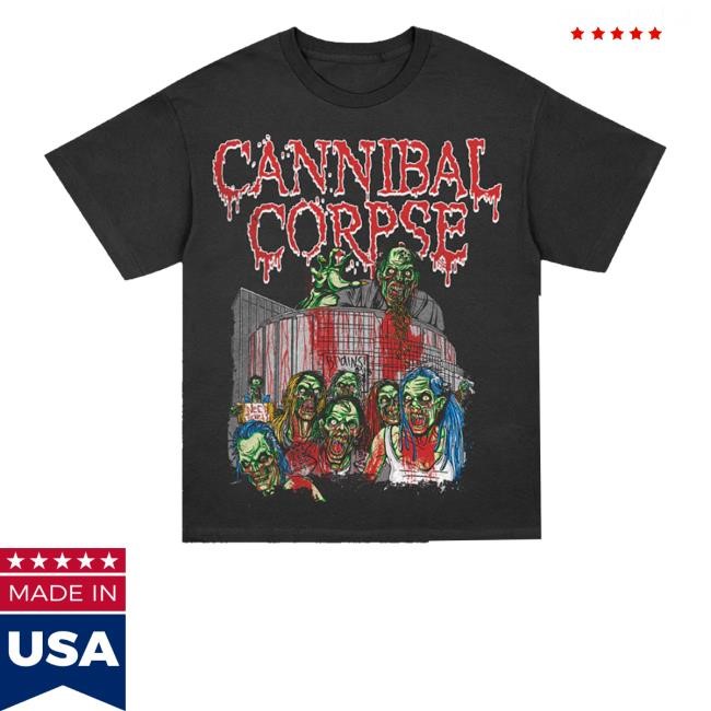 Official Gore At The Garden Tee Shirt Cannibal Corpse Merch Store Gore At The Garden
