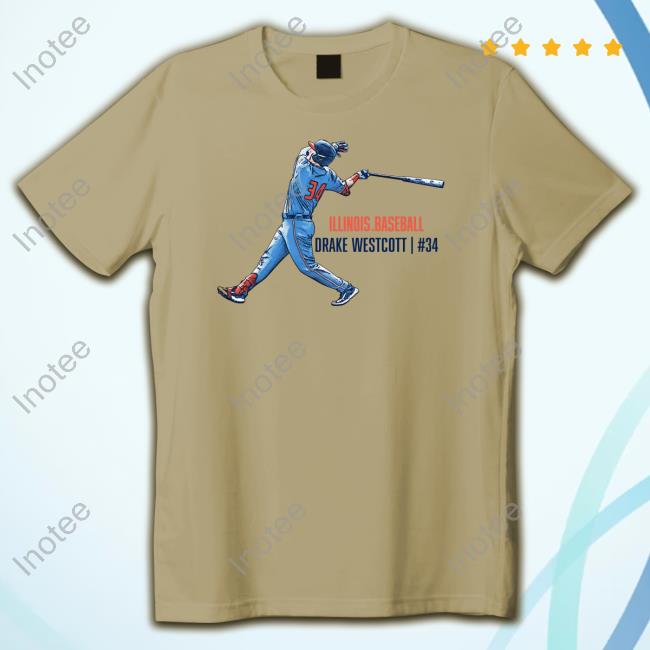 Illinois Baseball Drake Westcott #34 Tank Top