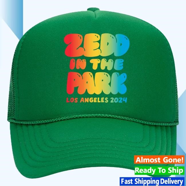 Official Zedd In The Park Merch Zedd Zitp Zedd In The Park Los Angeles Trucker Trucker Hat