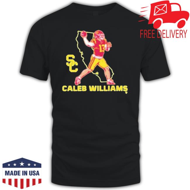 Official Usc Football Caleb Williams State Star T Shirt