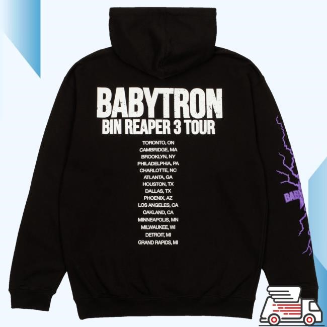 Official Babytron Store Br3 Tour Hoodie