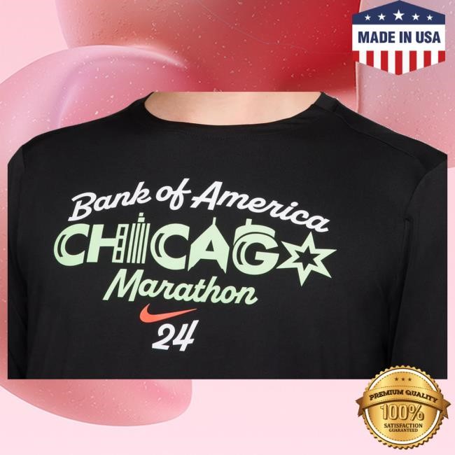 Heartbreak Store Bank Of America Chicago Marathon Running T-Shirt
