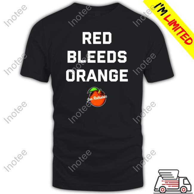 Red Bleeds Orange Tee