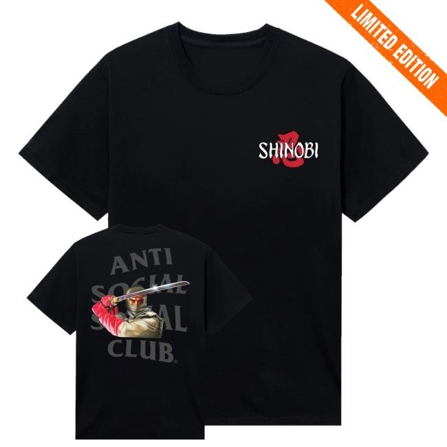 Anti Social Social Club Merch Shop Store Assc X Shinobi Blade New Shirt