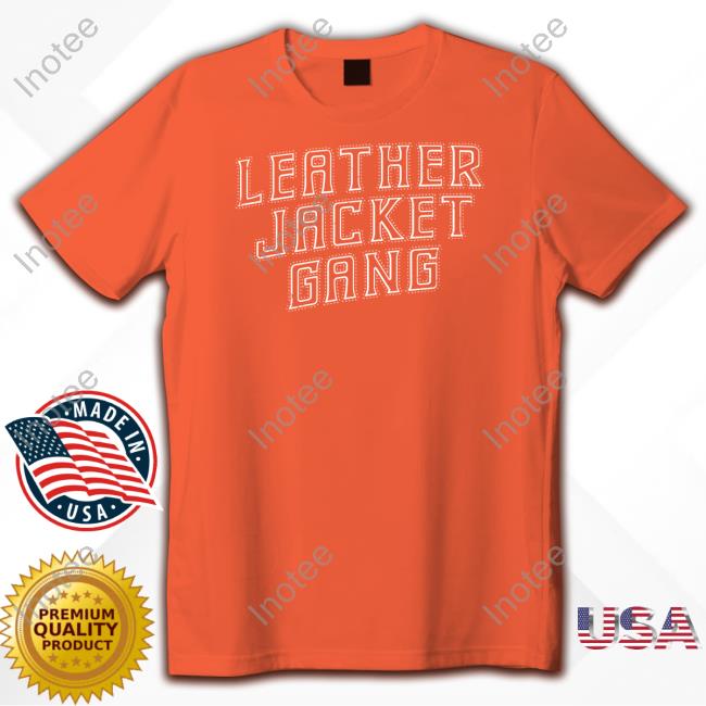 Leather Jacket Gang Long Sleeve T Shirt