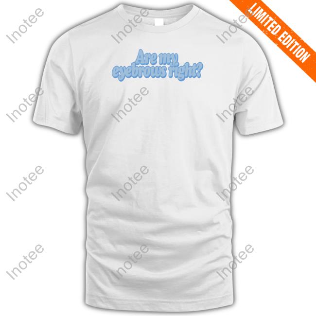 Official Are My Eyebrows Right Shirt