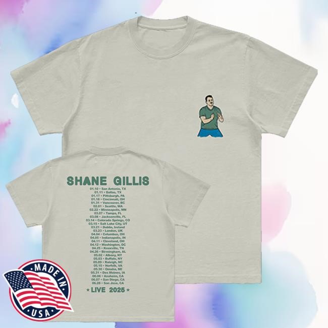 Official Shane Gillis 2025 Tour Long Sleeve Shirt