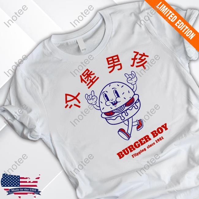 Burger Boy Flipping Since 1981 T-Shirt