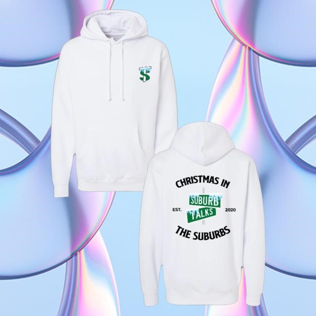 Trending Suburb Talks Merch A Christmas In The Suburbs White Classic Shirt