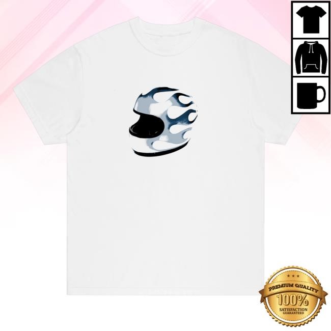 Ransom Store Merch Helmet Hoodie Sweatshirt White