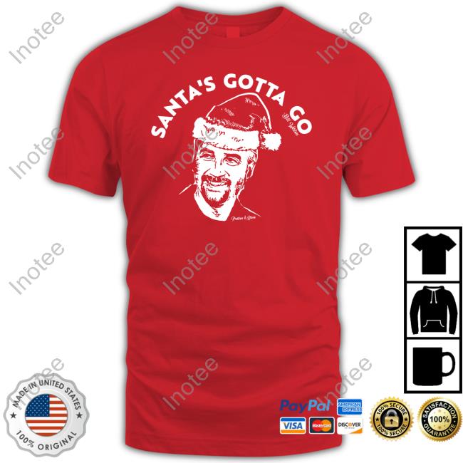 Wmmr Merch Bill Weston Santa’S Gotta Go Long Sleeved T-Shirt 93.3 Wmmr
