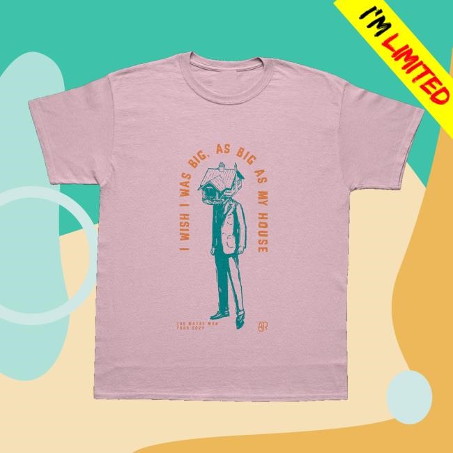 Ajrbrothers Store Ajr Brothers The Maybe Man House Head Tour Zip Up Hooded Sweatshirt