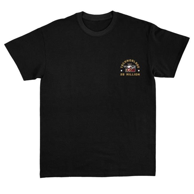 Technoblade Merch 20 Million Subs Crewneck Sweatshirt Black