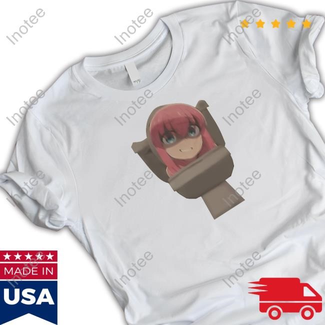 Bocchitherock Skibidi Bocchi Anime In Toilet T Shirts