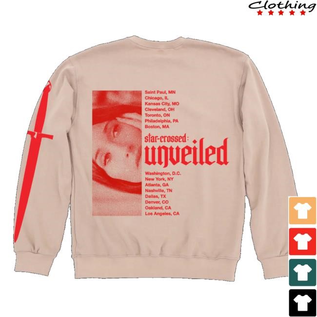 Kacey Musgraves Store Star-Crossed Unveiled Tour T-Shirt