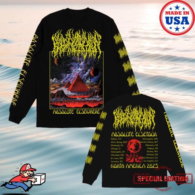 Official Blood Incantation Merch Shop Store Absolute Elsewhere Summer 2025 Tour Hoodie, Sweatshirt