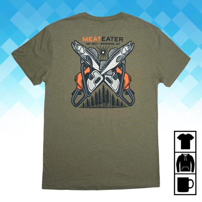 Official The Meateater Walleye Saw T Shirts