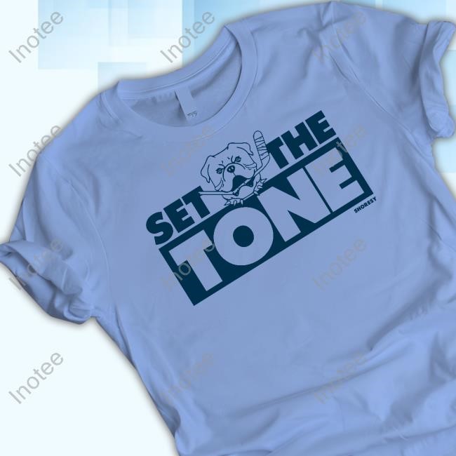 Cameron Mills Wearing Shoresy Set The Tone Shirt