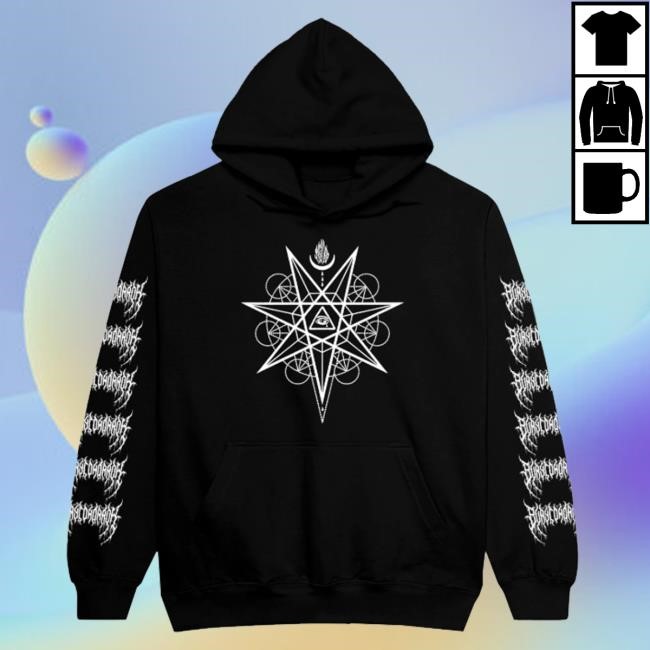 Bury Tomorrow Merch Store Seventh Sun Hoodie (Black) T-Shirt