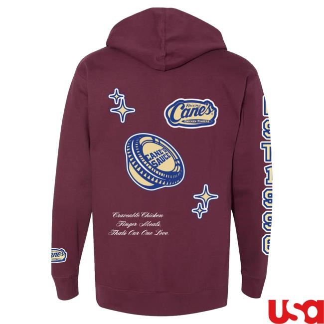 Raising Canes Gear Merch Cane's Sauce Crewneck Sweatshirt