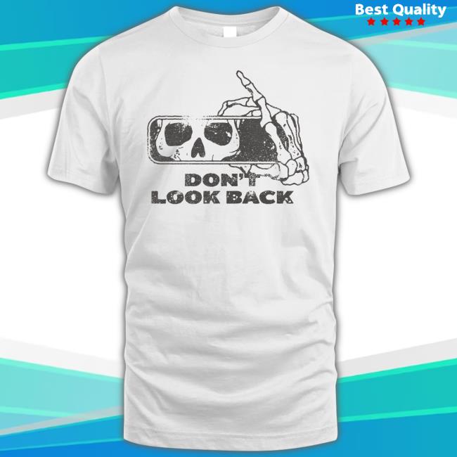 Official Don’T Look Back Skeleton Car Mirror Transparent Long Sleeve T Shirt