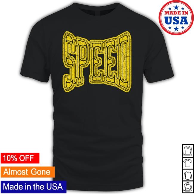 Speed Gold Logo Hooded Sweatshirt