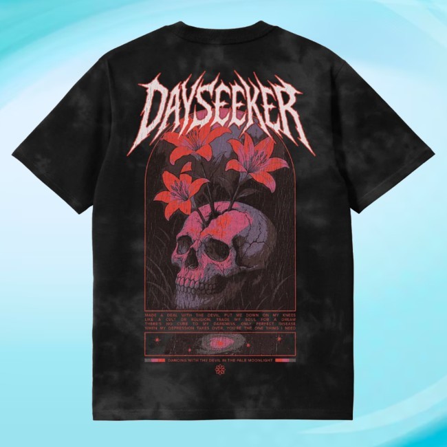 Dayseeker Merch Creature Metal Dye Shirt