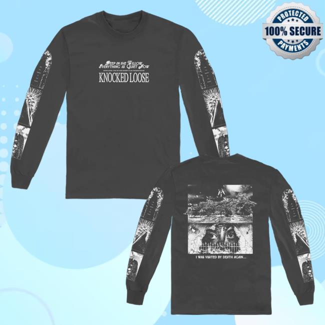 Official Knocked Loose Merch Store Knocked Loose Death Against Us Long Sleeve Tee Shirt