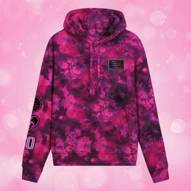 Zeds Dead Heartbeat Tie Dye Long Sleeve T Shirt Zeds Dead Merch Shop Store Official Heartbeat Tie Dye T Shirt
