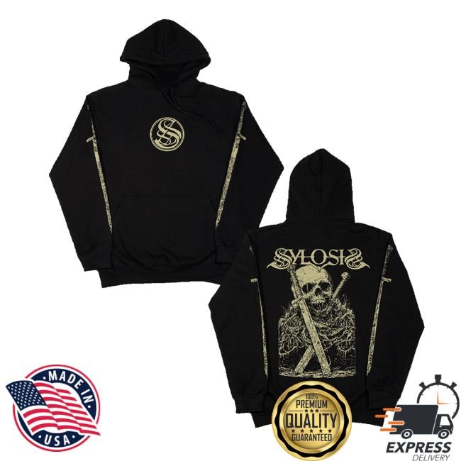 Sylosis Merch Skull Hoodie Sweatshirt