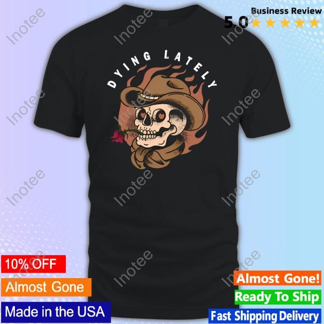 Summer Tour Dying Lately Skull Long Sleeved T-Shirt