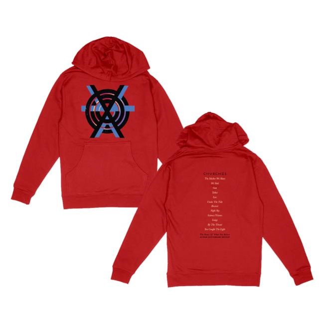 Chvrches Official Online Store The Bones Of What You Believe Tracklist Short Sleeve Tee