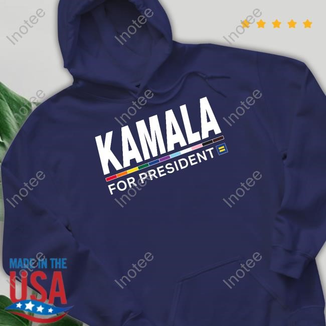 Kamala For President Pride Hoodie Sweatshirt