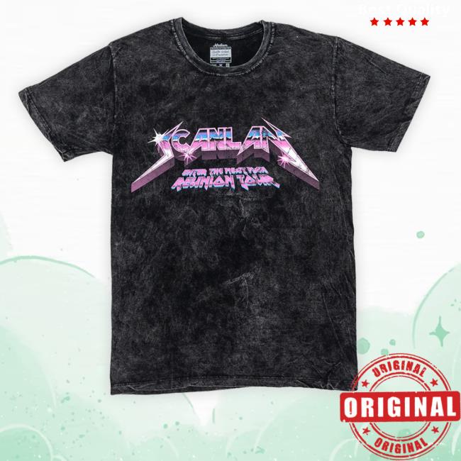 Official Scanlan Shorthalt Reunion Tour Tee Shirt