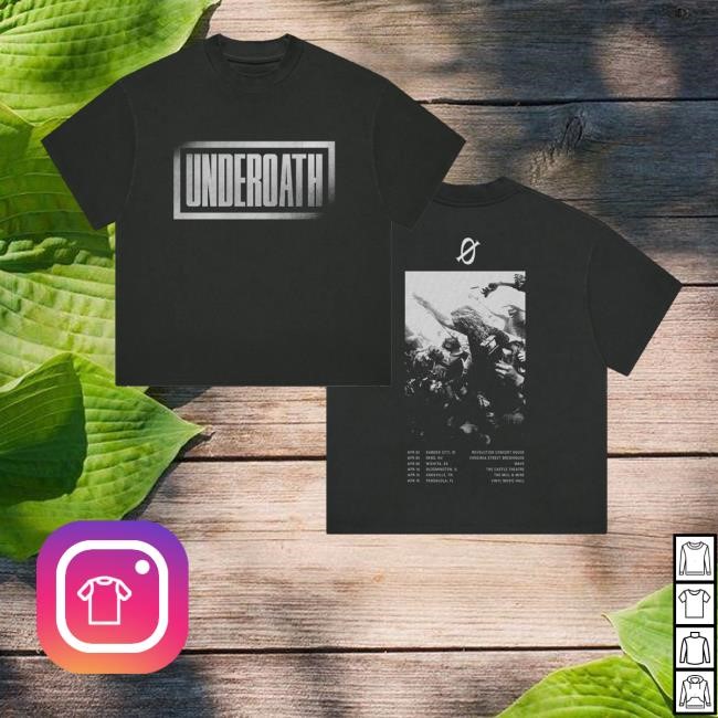 Underoath777 Merch Spring Tour 2025 Tee Shirt